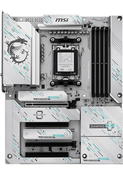 Msı MB B850 Gamıng Plus Wıfı Pz Am5 Ddr5 8200MHZ(OC) Dp 3x M.2 USB 10GBS 5g Lan Wı-Fı 7 Atx fiyatları