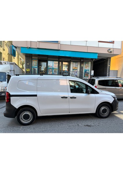 Renault Kangoo Uzun Şase 2021-2025 Araç Üstü Alüminyum Tavan Yan Rayları Plus Serisi - Gri fırsatları
