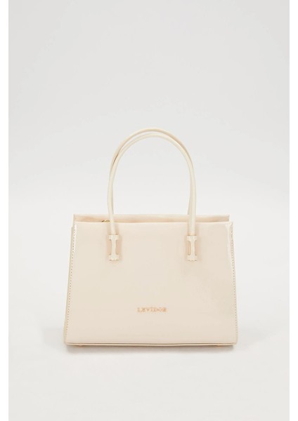 Krem Rugan Kadın El ve Omuz Çantası 930156