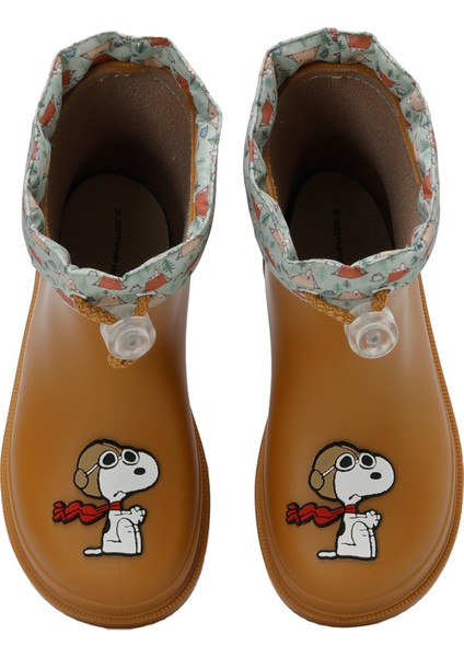 W10277 BIMBI SNOOPY Karamel Erkek Çocuk Yağmur Çizmesi