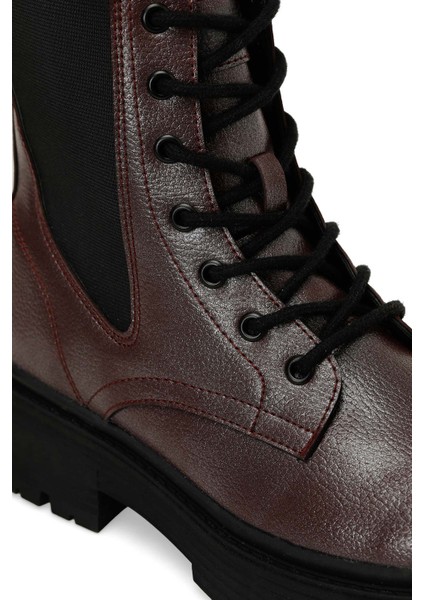 Talayo 4pr Bordo Kadın Bot