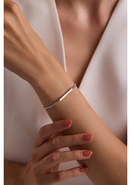 14 Ayar Beyaz Toplu Bileklik