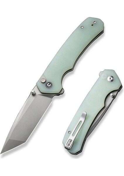 Button Lock Brazen Flipper & Thumb Stud Knife Naturel G10 Handle Çakı fiyatları