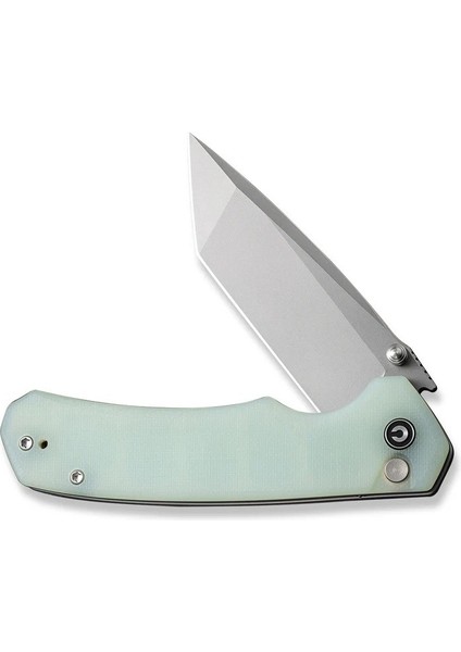 Button Lock Brazen Flipper & Thumb Stud Knife Naturel G10 Handle Çakı fırsatları