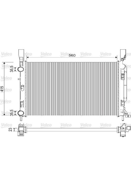 Motor Su Radyatoru Mercedes Cıtan OM607 W415 12 . Renault Kangoo 1.5 Dci 1.6 16V 09