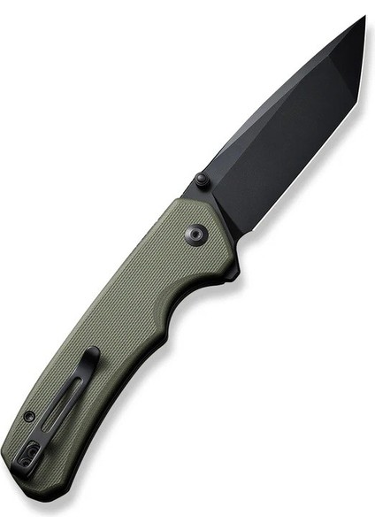 Button Lock Brazen Flipper & Thumb Stud Knife Od Green G10 Handle Çakı modelleri