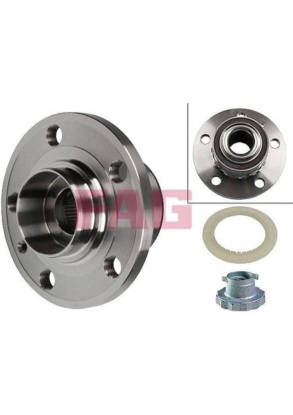 Ön Teker Poryası Rulmanlı Polo-Cordoba-Fabıa 01 Bm Abs Li 5d 13 Jant 27X72/127X82/37 VKBA3569