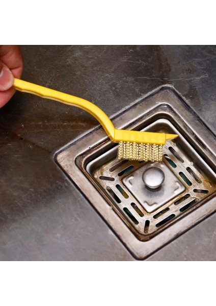 3 Adet Tel Uçlu Detaylı Temizlik Fırçası-Mutfak Banyo Araba Ocak Temizlik Fırçası indirimleri