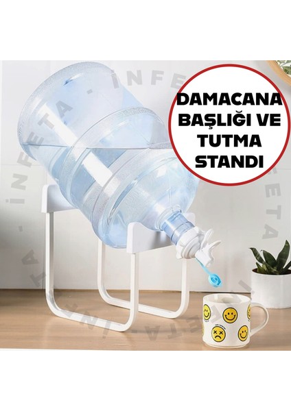 Damacana Başlığı Kapağı ve Standı Kolay Kullanım Pratik Stand ve Kapak