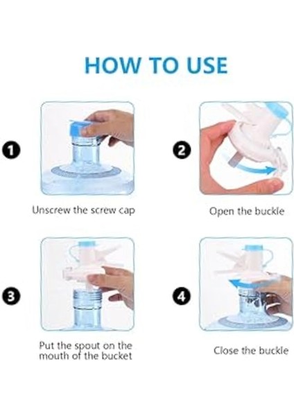 Damacana Başlığı Kapağı ve Standı Kolay Kullanım Pratik Stand ve Kapak fırsatları