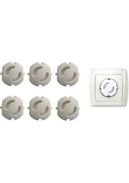 6 Adet Çocuk Priz Kapatıcı- Priz Çocuk Emniyet Kapağı fiyatları