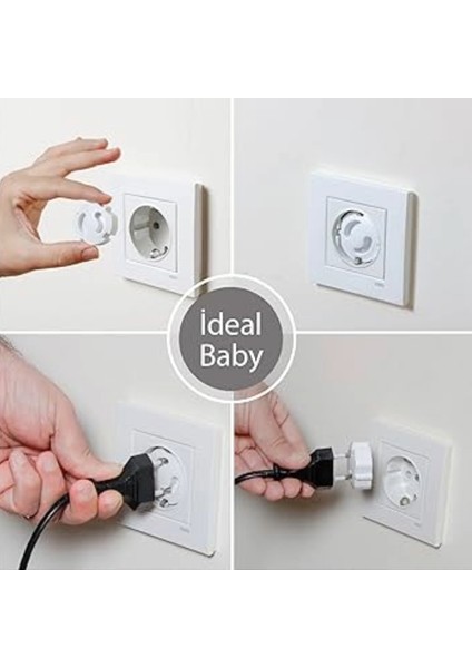 6 Adet Çocuk Priz Kapatıcı- Priz Çocuk Emniyet Kapağı fırsatları
