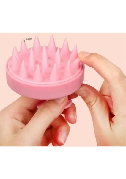 2'li Bakım Set-Silikon Saç Derisi Masaj Duş Fırçası ve Mini Doldurulabilir Parfüm Şişesi fırsatları