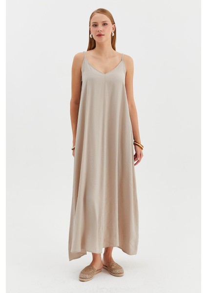 Askılı Modal Elbise