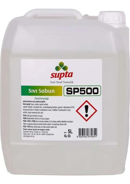 Sıvı Sabun Zeytin Yağ Kokulu 5 LT