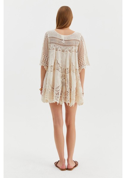 Güpürlü Mini Elbise indirimleri