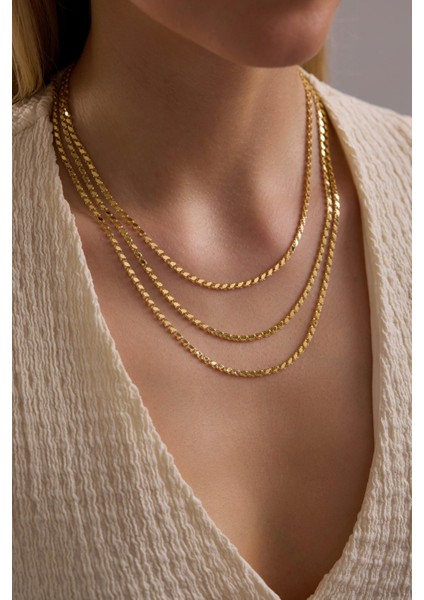 14 Ayar Pullu Altın Zincir Kolye (3.05 Mm) fırsatları