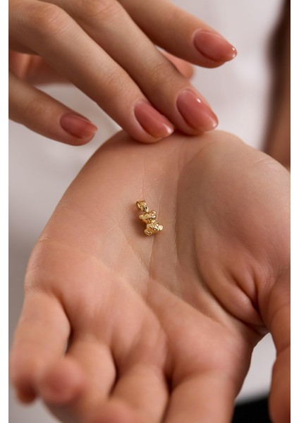 14 Ayar Ayıcık Altın Kolye Ucu