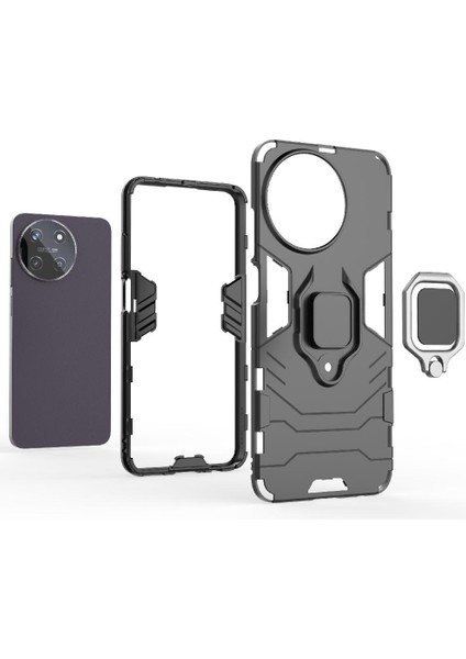 Realme 11 4g Darbeye Dayanıklı Kapak Için Kılıf Kickstand 360 &deg; Dönen Halka Damla (Yurt Dışından) fiyatları