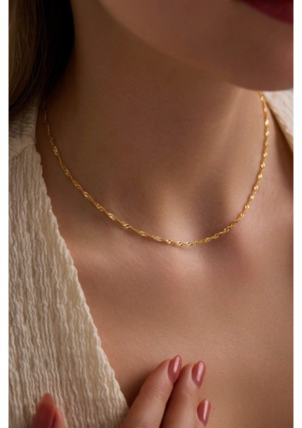 14 Ayar Singapur Altın Zincir Kolye (1.95 mm ) fiyatları