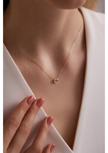 14 Ayar Göz Altın Kolye fiyatları