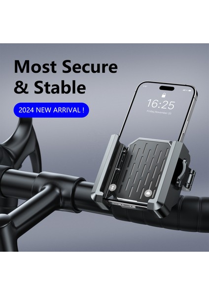 Gidon Uyumlu Telefon Tutucu – Tek Elle Kilitleme, Kamera Dostu, Bisiklet Motosiklet Scooter Uyumlu, 360° Ayarlanabilir, Sarsıntıya Dayanıklı Mobil Stand Mt-38 indirimleri