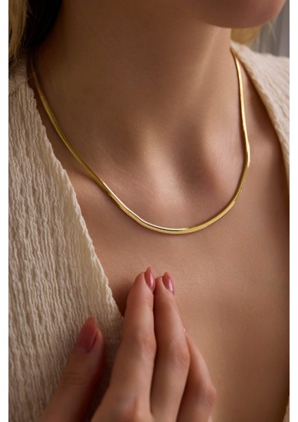 14 Ayar Yılan Altın Zincir Kolye (3.30 mm ) fiyatları