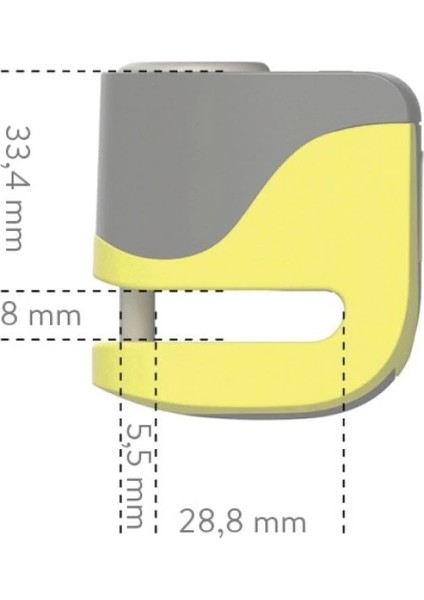 Mını Alarmlı Disk Kilidi 5,5mm (Vespa Uyumlu) modelleri