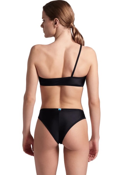 Logo Single Shoulder Kadın Bikini Takımı indirimleri