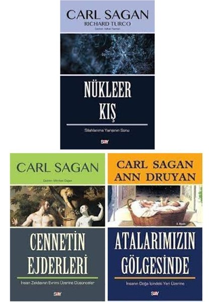 Carl Sagan 3 Kitap Set-2