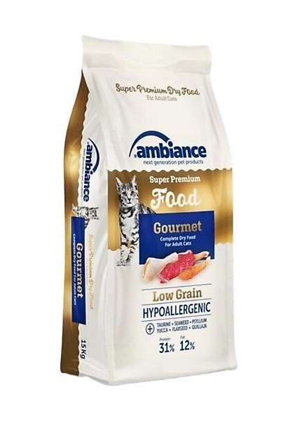 Tavuklu Multi Color (Gurme) Az Tahıllı Hypoallergenic Yetişkin Kedi Maması 12KG