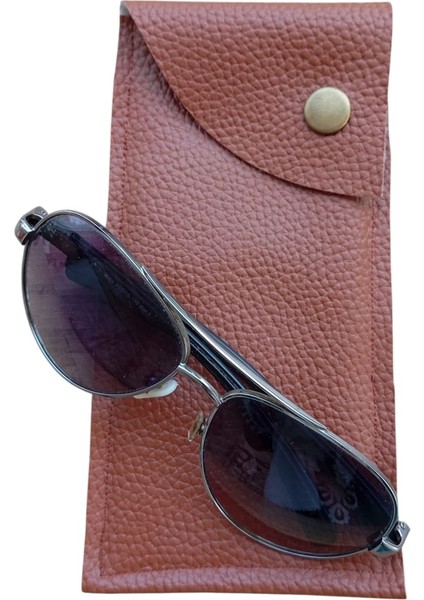 Vegan Deri Gözlük Kılıfı , Gözlük Kabı