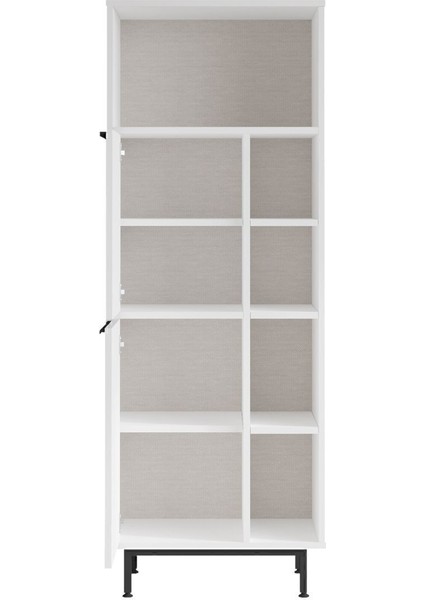 Bohem Banyo Dolabı 2 Kapaklı Metal Ayaklı Beyaz BOH10C-W fırsatları