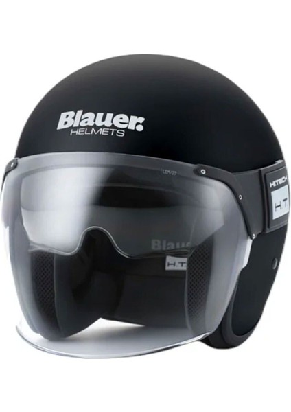 Blauer Pod 06 Açık Motosiklet Kaskı Mat Siyah