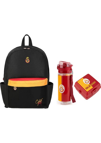 Taraftar Galatasaray Çanta+ Suluk+ Beslenme Kabı Set3