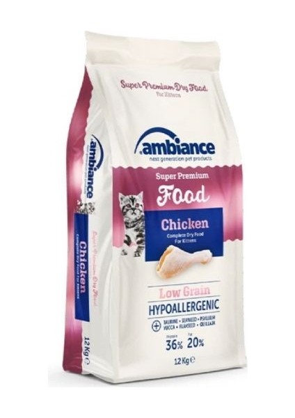 Tavuklu Az Tahıllı Hypoallergenic Yavru (Kitten) Kedi Maması 12KG