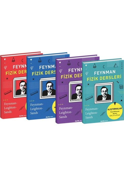 Feynman Fizik Dersleri (4 Kitap Takım) Bilim Türkçe 21 x 30 Ciltsiz