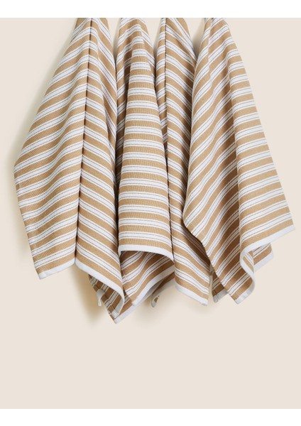 4'lü Çizgili Antibakteriyel Kurulama Bezi fiyatları