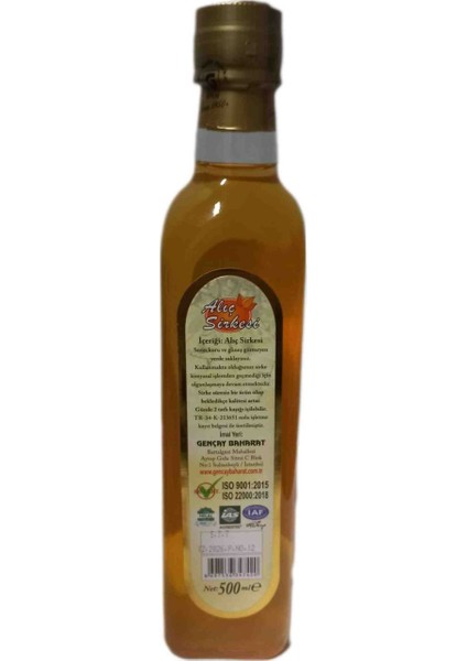 Özel Üretim Alıç Sirkesi 500 ml fiyatları