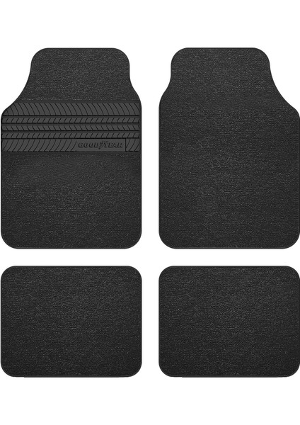 GOD9018 Oto Paspas Seti,4 Parça, Siyah, Evrensel Uyumlu, Kaymaz ve Yüksek Dayanımlı Kauçuk Mat fiyatları