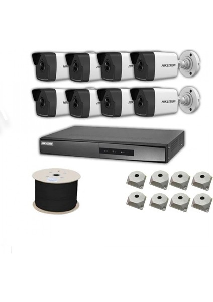 Ip Kamera 8'li Set 2mp