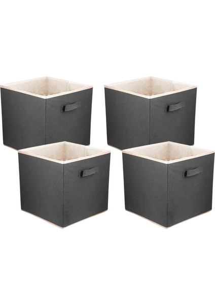 4'lü Dolap Içi Düzenleyici , Çamaşır Oyuncak Saklama Kutusu Sepet Organizer 30X30X30