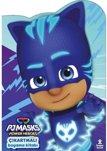 Pjmasks Power Heroes Çıkartmalı Boyama Kitabı