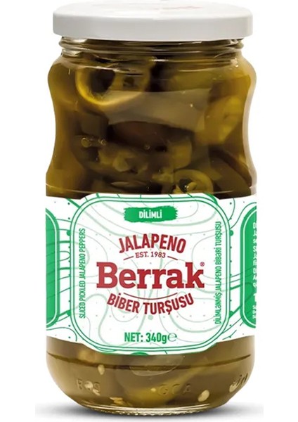 Jalepeno Turşusu 370 gr. x 6 Adet