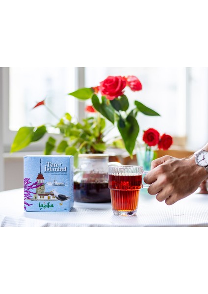 İstanbul Çayı, Hediyelik, Lazika Siyah, Yeşil ve Siyah Yaprak Çayı, 150g, Özel Premium Harman indirimleri