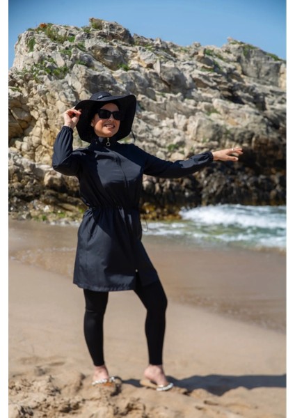 Tam Kapalı Tesettür Mayo Alt - Üst Takım