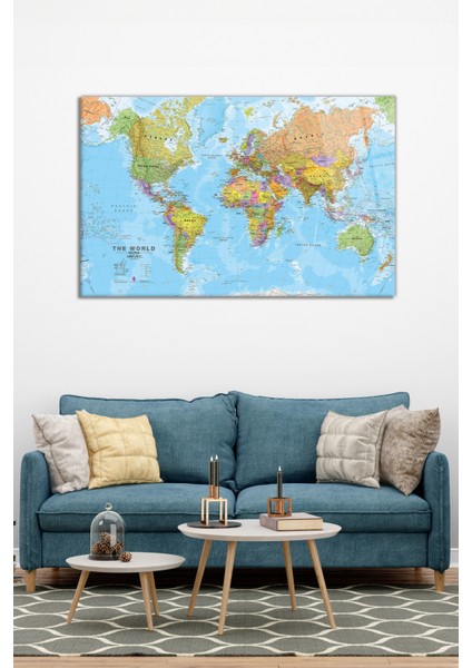 Dünya Politik Haritası Cam Tablo, Modern Ev Ofis Dekoru, Hediyelik Duvar Dekorasyonu, Kırılmaz Cam modelleri