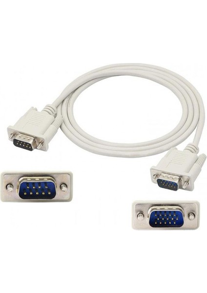 RS232 9 Pin To VGA 15 Pin Çevirici Kablo Db9 Com -Vga 15 Pin Çevirici modelleri