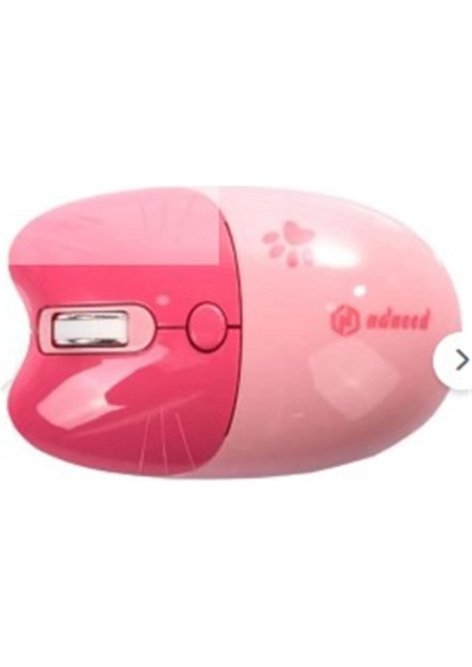 sevimli Kedi Kablosuz Pembe Bluetooth Mouse