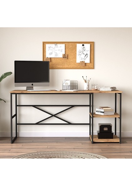 Atlantis 120CM Metal Çalışma Masası ATL28-A Çam fiyatları
